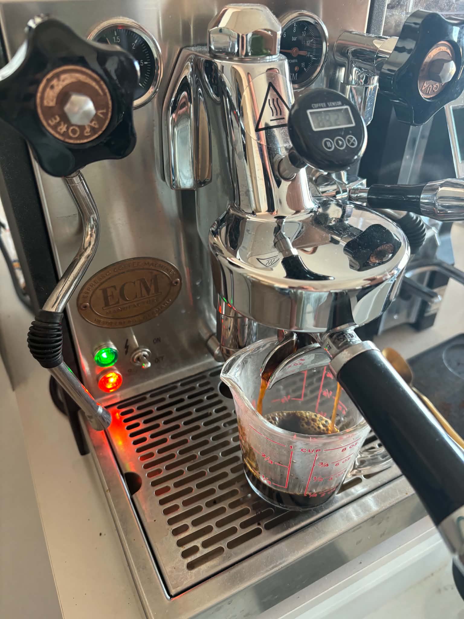 Mesquit being brewed